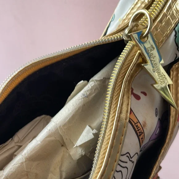 Y2K SM hobo sweet treats white Betsey Johnson Betseyville shoulder bag - Picture 12 of 13